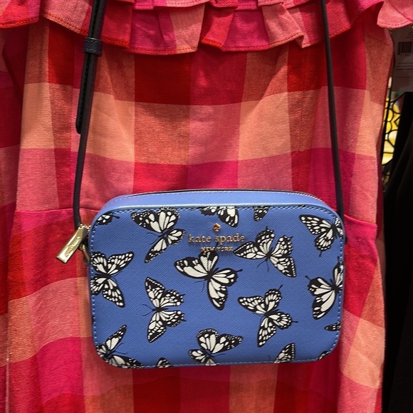 Kate Spade Staci Butterfly Sky Printed Mini Camera Bag, 
Blue Multi 
NWT - Picture 6 of 16